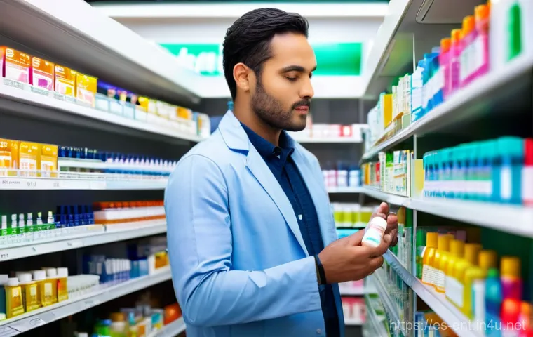 비염 스프레이의 종류와 사용법 - **"A clear and brightly lit photograph showcasing an adult, possibly in their 40s with a calm and fo...