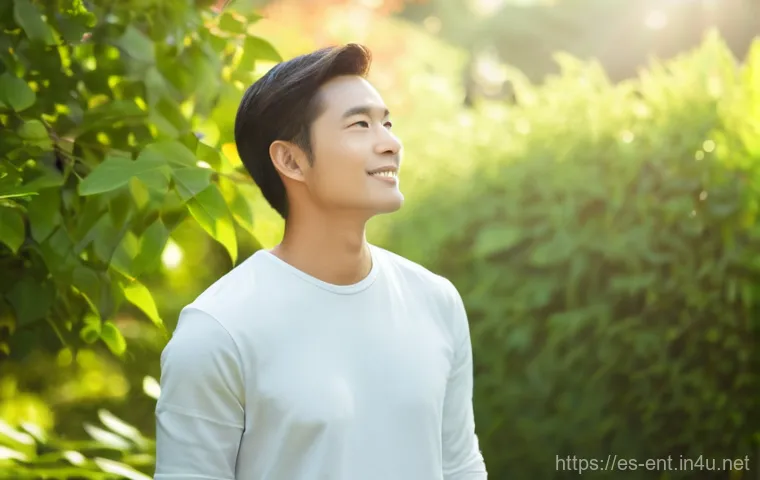 만성 축농증 치료 병원 비교 - **Prompt 1: Serene Relief**
    "A person in their late 20s to early 30s, with a gentle, relieved ex...