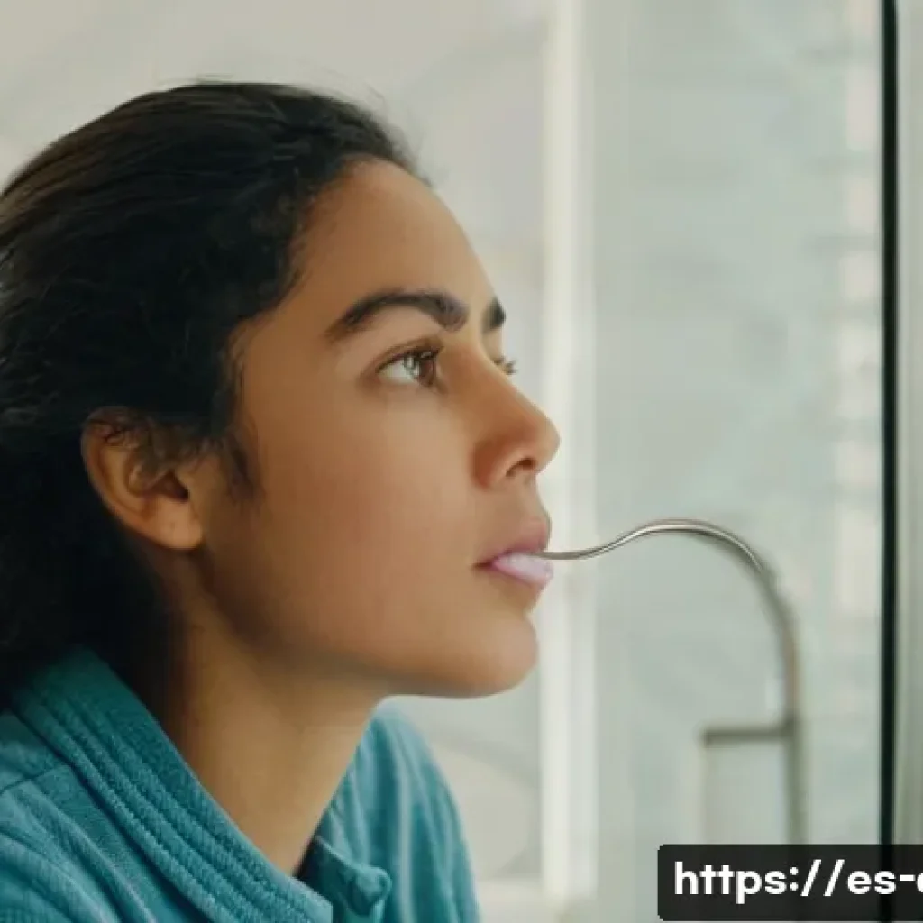 편도선염 증상 완화를 위한 가글 추천 - **Prompt 1: The Classic Saltwater Gargle**
    A bright, clean image of a young adult, possibly a wo...