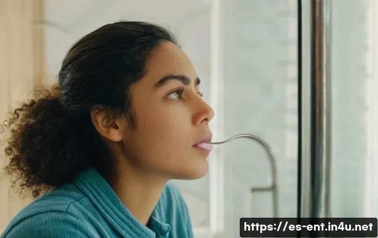 편도선염 증상 완화를 위한 가글 추천 - **Prompt 1: The Classic Saltwater Gargle**
    A bright, clean image of a young adult, possibly a wo...